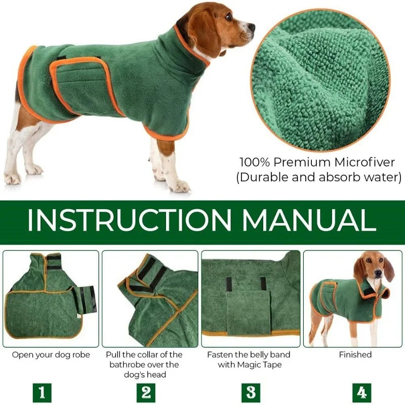 Dog Bathrobe
